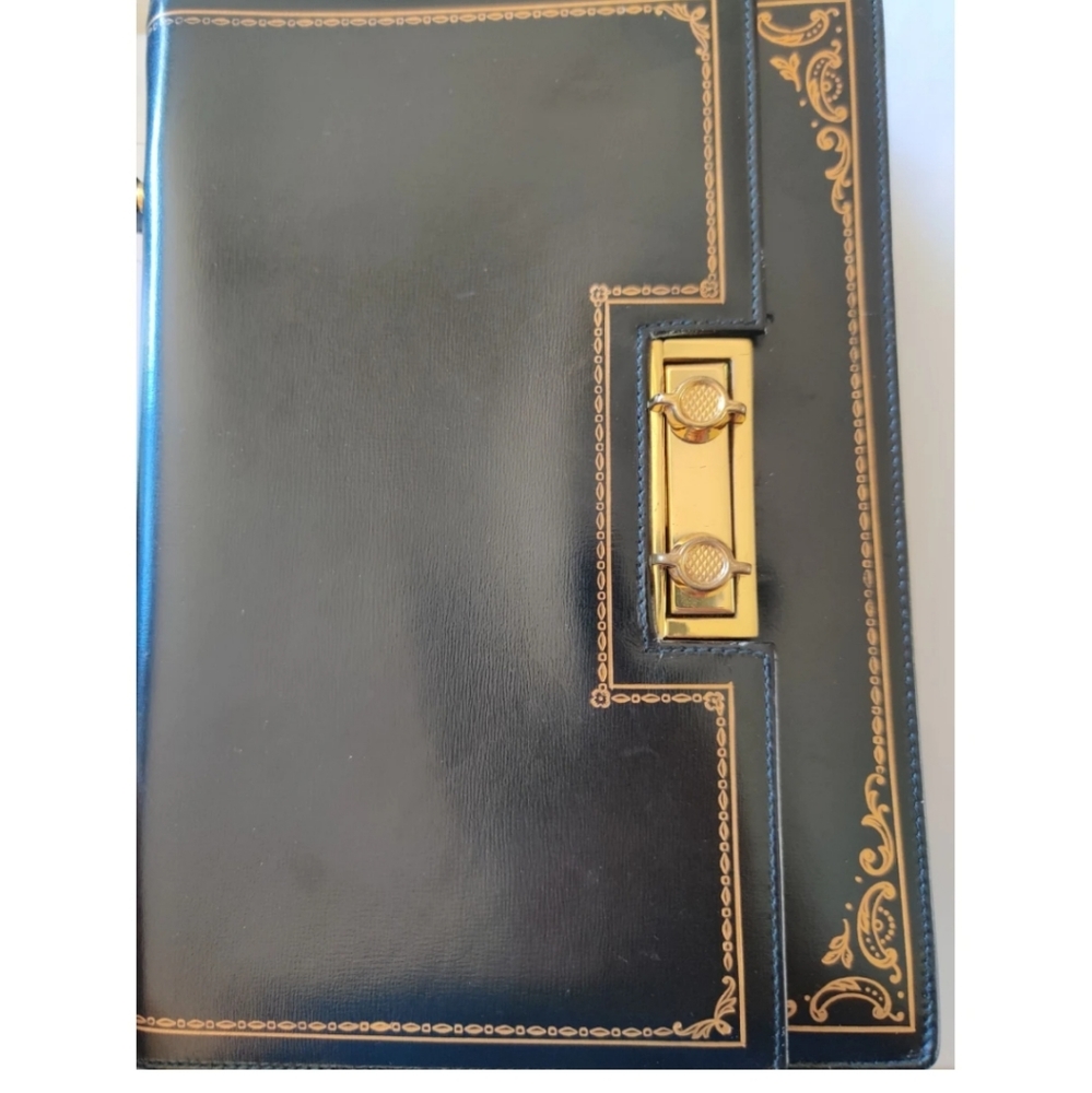 SOLD Grace Kelly leather box purse - Picture 10 of 12